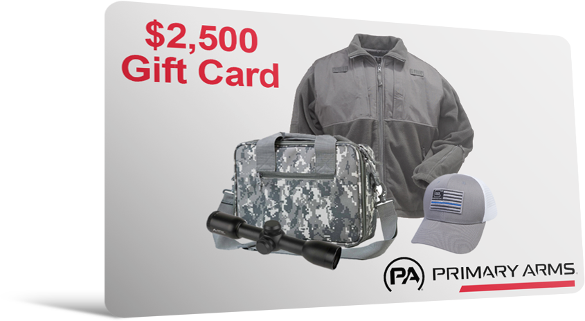 Primary Arms $2,500 Gift Card